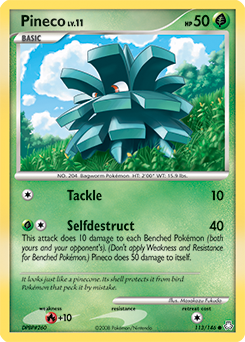 Pineco - Legends Awakened - #113 - Pokemon TCG card
