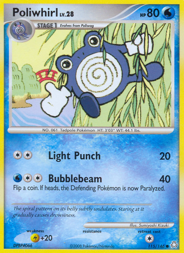 Poliwhirl - Legends Awakened - #115 - Pokemon TCG card