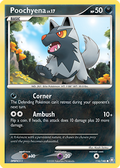 Poochyena #116 Poochyena - Legends Awakened - #116 - Pokemon TCG card