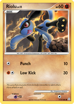 Riolu #117 Riolu - Legends Awakened - #117 - Pokemon TCG card