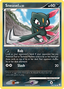 Sneasel #120 Sneasel - Legends Awakened - #120 - Pokemon TCG card