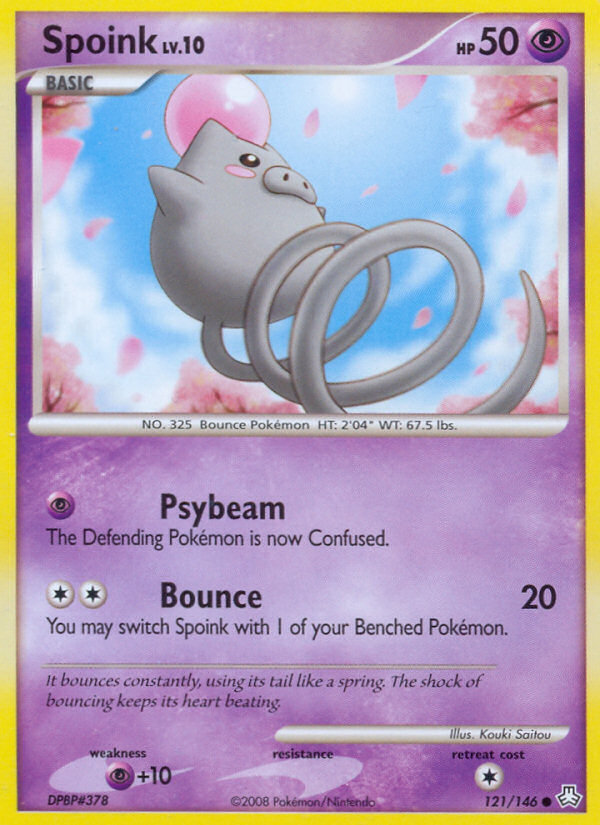 Spoink - Legends Awakened - #121 - Pokemon TCG card