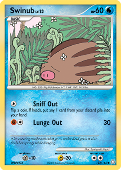 Swinub #123 Swinub - Legends Awakened - #123 - Pokemon TCG card