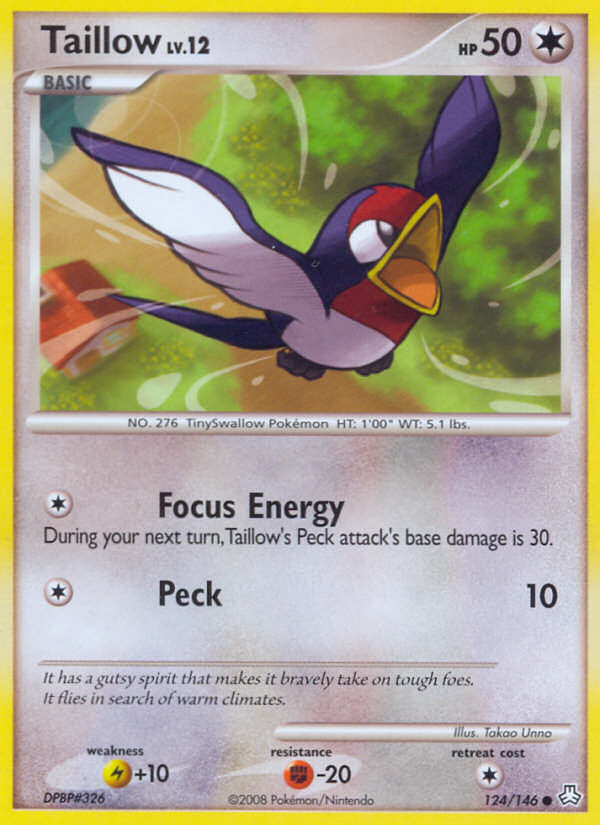 Taillow - Legends Awakened - #124 - Pokemon TCG card