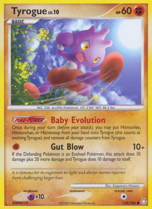 Tyrogue - Legends Awakened - #126 - Pokemon TCG card