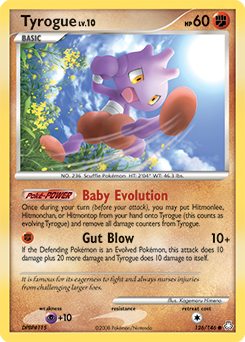 Tyrogue #126 Tyrogue - Legends Awakened - #126 - Pokemon TCG card