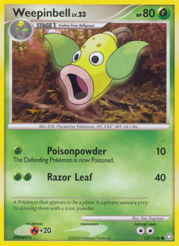 Weepinbell - Legends Awakened - #127 - Pokemon TCG card