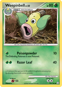 Weepinbell #127 Weepinbell - Legends Awakened - #127 - Pokemon TCG card