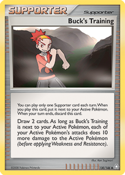 Buck's Training - Legends Awakened - #130 - Pokemon TCG card