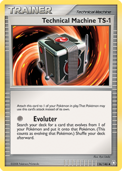 Technical Machine TS-1 - Legends Awakened - #136 - Pokemon TCG card