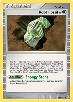 Root Fossil - Legends Awakened - #139 - Pokemon TCG card