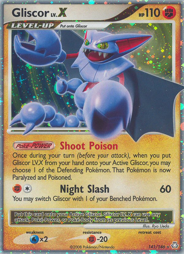 Gliscor LV.X - Legends Awakened - #141 - Pokemon TCG card