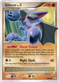 Gliscor LV.X - Legends Awakened - #141 - Pokemon TCG card