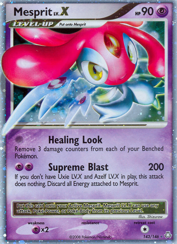 Mesprit LV.X - Legends Awakened - #143 - Pokemon TCG card