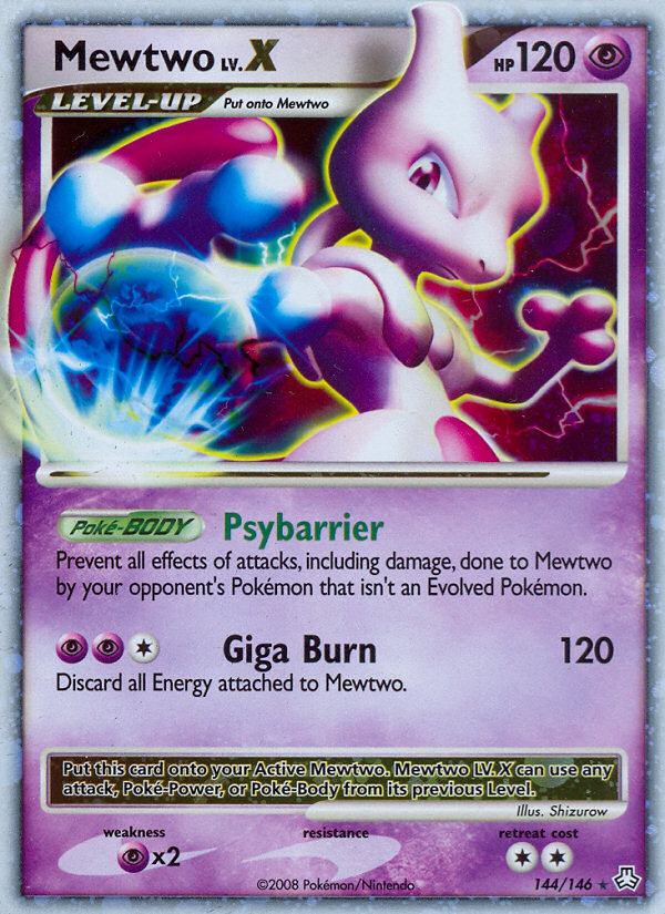 Mewtwo LV.X - Legends Awakened - #144 - Pokemon TCG card