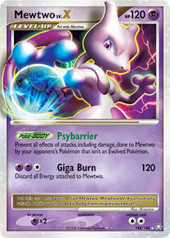 Mewtwo LV.X #144 Mewtwo LV.X - Legends Awakened - #144 - Pokemon TCG card
