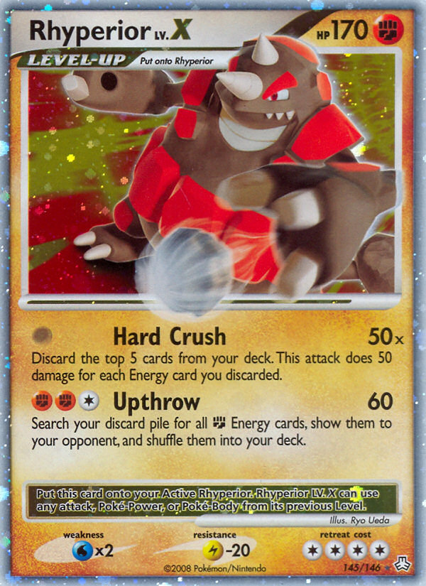 Rhyperior LV.X - Legends Awakened - #145 - Pokemon TCG card