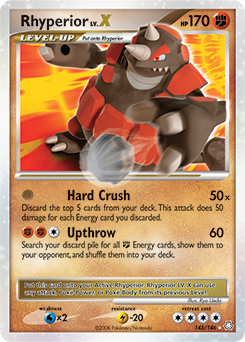 Rhyperior LV.X - Legends Awakened - #145 - Pokemon TCG card