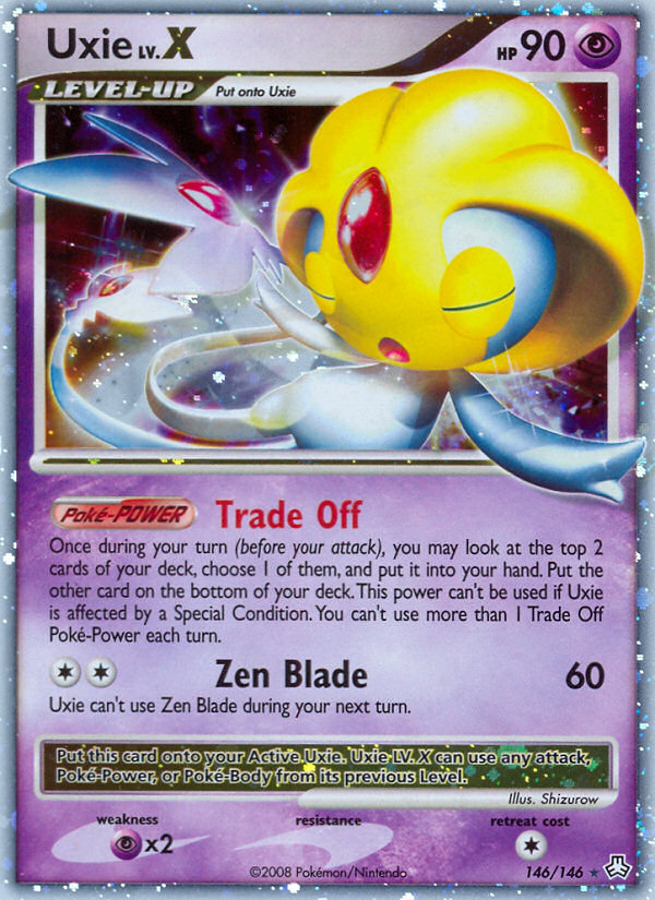 Uxie LV.X - Legends Awakened - #146 - Pokemon TCG card