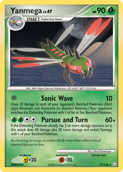 Yanmega - Legends Awakened - #17 - Pokemon TCG card