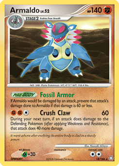 Armaldo - Legends Awakened - #18 - Pokemon TCG card