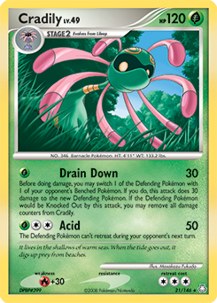 Cradily - Legends Awakened - #21 - Pokemon TCG card