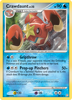 Crawdaunt #22 Crawdaunt - Legends Awakened - #22 - Pokemon TCG card
