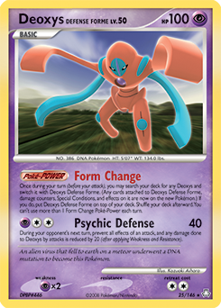 Deoxys Defense Forme #25 Deoxys Defense Forme - Legends Awakened - #25 - Pokemon TCG card