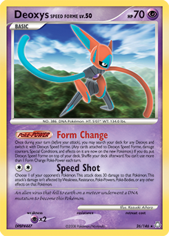 Deoxys Speed Forme #26 Deoxys Speed Forme - Legends Awakened - #26 - Pokemon TCG card