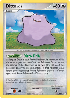 Ditto #27 Ditto - Legends Awakened - #27 - Pokemon TCG card