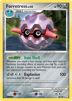 Forretress - Legends Awakened - #28 - Pokemon TCG card