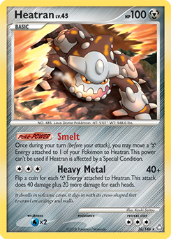Heatran #30 Heatran - Legends Awakened - #30 - Pokemon TCG card