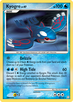 Kyogre - Legends Awakened - #32 - Pokemon TCG card
