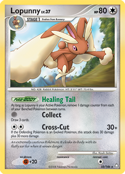 Lopunny #33 Lopunny - Legends Awakened - #33 - Pokemon TCG card