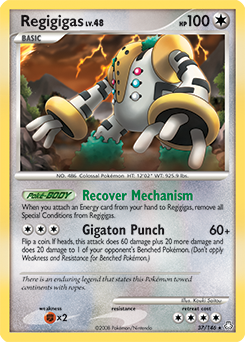 Regigigas #37 Regigigas - Legends Awakened - #37 - Pokemon TCG card