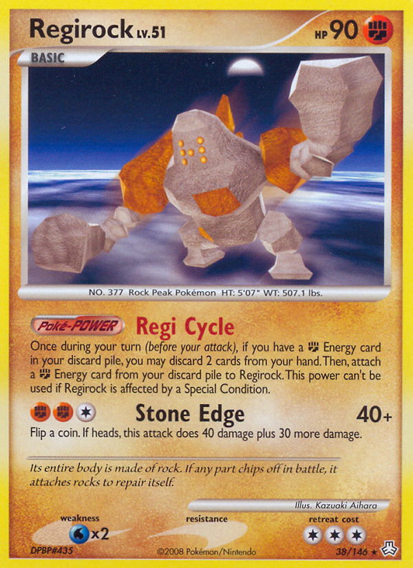 Regirock - Legends Awakened - #38 - Pokemon TCG card
