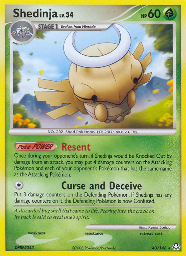 Shedinja - Legends Awakened - #40 - Pokemon TCG card