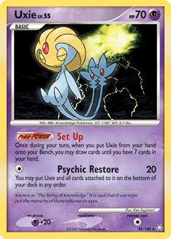 Uxie #43 Uxie - Legends Awakened - #43 - Pokemon TCG card