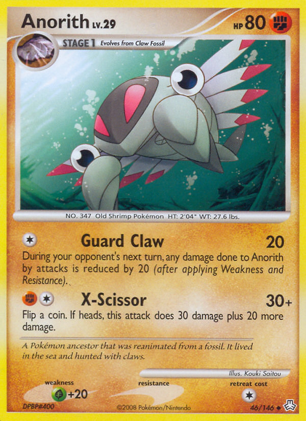 Anorith - Legends Awakened - #46 - Pokemon TCG card
