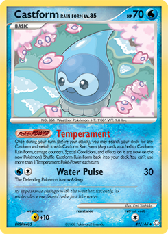 Castform Rain Form - Legends Awakened - #49 - Pokemon TCG card