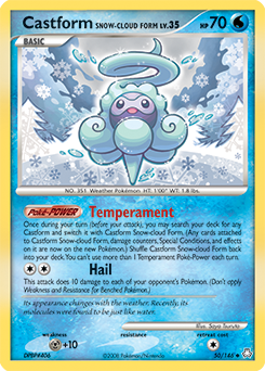 Castform Snow-Cloud Form - Legends Awakened - #50 - Pokemon TCG card