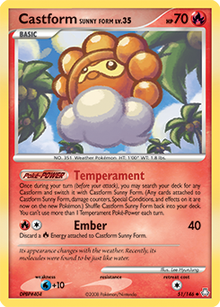 Castform Sunny Form - Legends Awakened - #51 - Pokemon TCG card