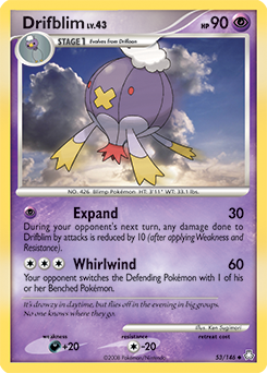 Drifblim #53 Drifblim - Legends Awakened - #53 - Pokemon TCG card