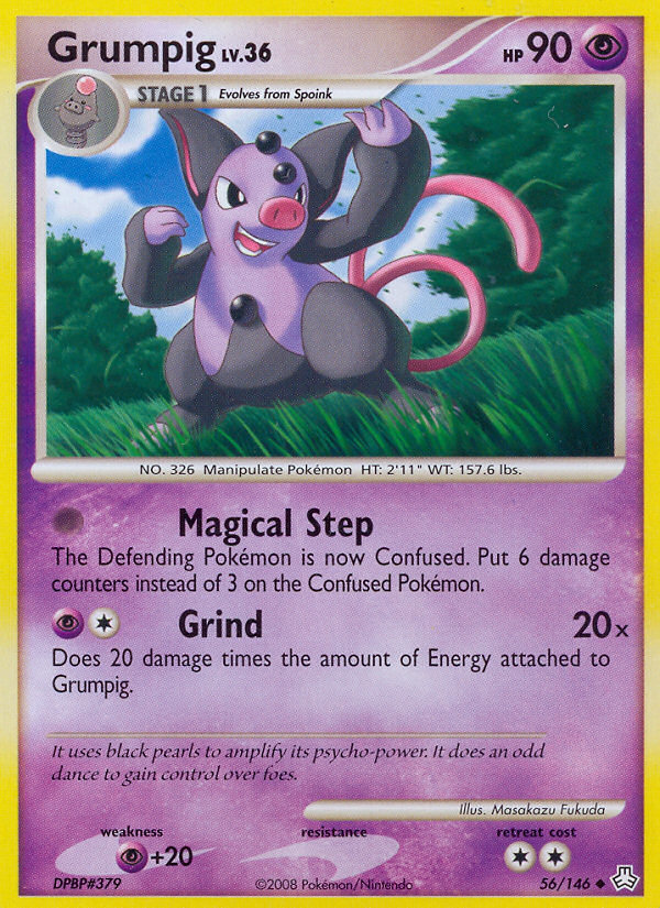 Grumpig - Legends Awakened - #56 - Pokemon TCG card