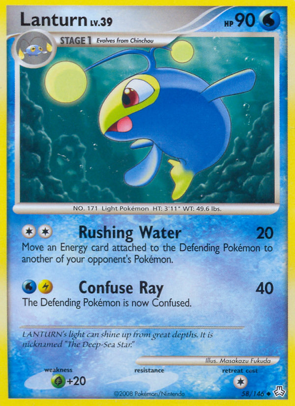 Lanturn - Legends Awakened - #58 - Pokemon TCG card