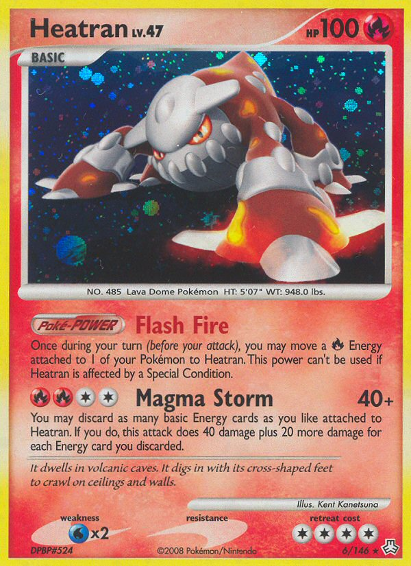 Heatran - Legends Awakened - #6 - Pokemon TCG card