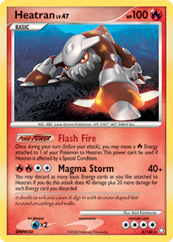 Heatran #6 Heatran - Legends Awakened - #6 - Pokemon TCG card