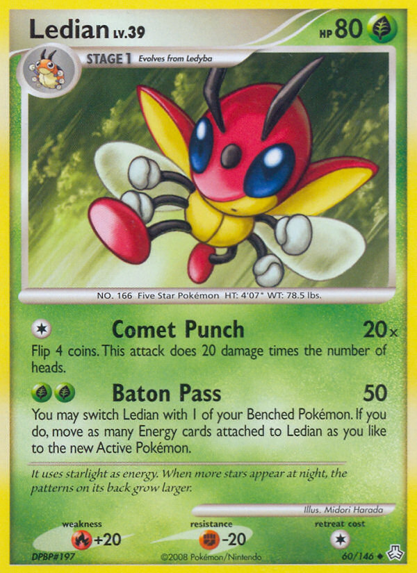 Ledian - Legends Awakened - #60 - Pokemon TCG card
