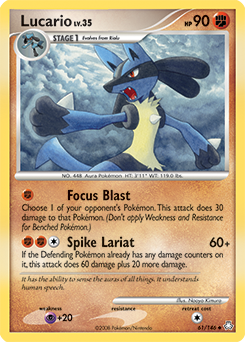Lucario #61 Lucario - Legends Awakened - #61 - Pokemon TCG card