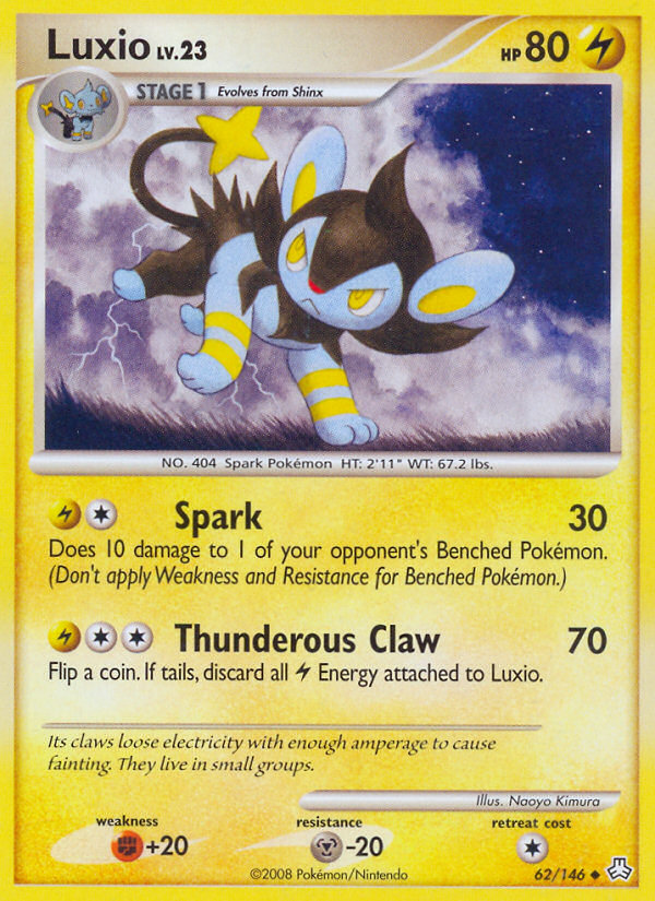 Luxio - Legends Awakened - #62 - Pokemon TCG card